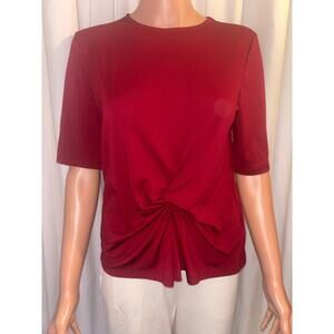 Top Shop Size 6 Red Wine Blouse